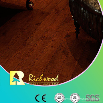 Commercial 12.3mm HDF Embossed V-Grooved Sound Absorbing Laminate Flooring